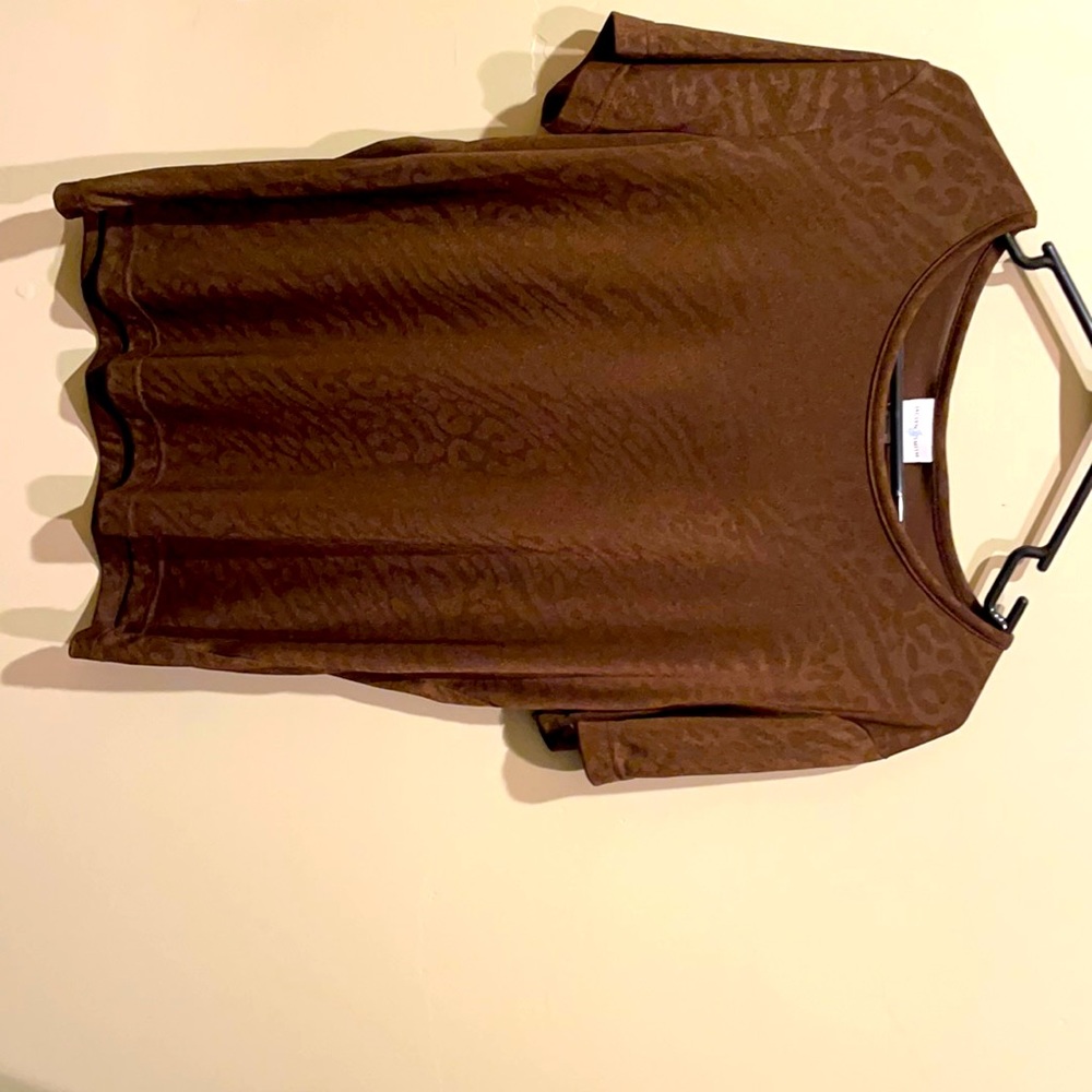 Brown short casual shirt